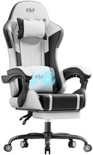 Gaming Chair Video Game Chair with Massage Lumbar Support and Footrest Height