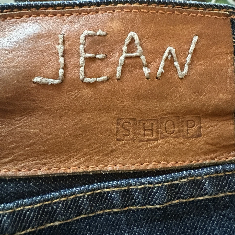 Jean Shop NYC Men’s Jeans 33L Slim Fit Straight Leg Dark Wash Denim Made in USA - Image 3 of 4