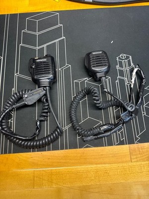 Kenwood KMC-45 & KMC-25 mics sold as is, parts frayed cords LOOK