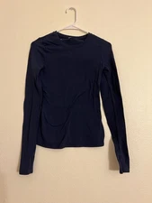 Alo Yoga Airbrush Winter Warm Nocturne Long Sleeve S/M