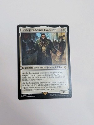 MTG - Heidegger, Shinra Executive - Commander: Final Fantasy NM/M Condition