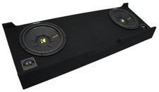 07-13 GMC Sierra Crew Cab Truck Kicker CompC CWCS10 Dual 10" Sub Box Package New