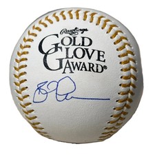 Brad Ausmus Autographed Rawlings Official Gold Glove Award Baseball