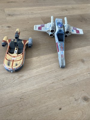 Vintage 1995 Tonka Star Wars X-Wing Fighter Vehicle Land Speeder
