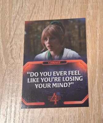Stranger Things Topps Zerocool Karte * Season 4 * Chrissy Cunningham * Q-3