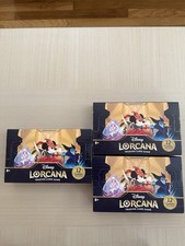 Lot Of 3 Disney Lorcana TCG: The First Chapter Booster Box - New/Factory Sealed