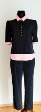 Damen Hosenanzug 2-Tlg. Marine/rosa in Gr. 34 Neu