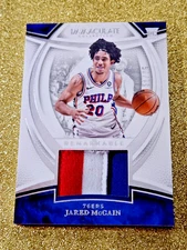 Jared McCain 2024-25 Panini Immaculate Remarkable Rookie Jerseys /75 #RRJ-JMC 💥