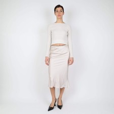Dorothee Schumacher Cream Skirt, UK Size 8