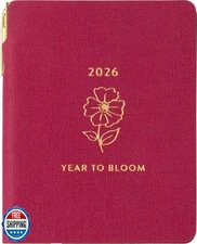 Eccolo 2025-2026 Pocket 18-Month Weekly Planner, Leatherette Soft Covers with