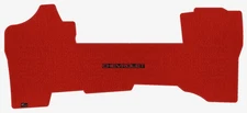 Lloyd Velourtex Front Carpet Mat for '75-83 Chevy C30 w/Chevy Red on Black Logo