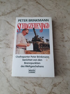 Schlagzeilenjagd : Chefreporter Peter Brinkmann berichtet von den Brennpunkten d