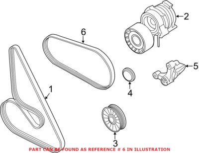 Genuine OEM Accessory Drive Belt for BMW 11287631825 | eBay