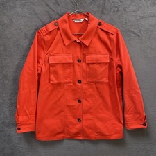 Paris Atelier And Other Stories Jacket Size 10 Orange Coat Womens