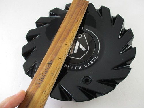 ASANTI BLACK LABEL BLACK 7" WHEEL CENTER CAP* #T136L180-S1 (FOR 1 CAP) - Picture 5 of 9