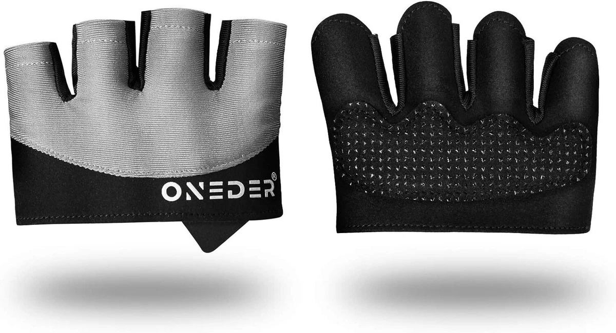 JINGCHUAN Grip Workout Gloves for Women Men 3mm Padding Gym