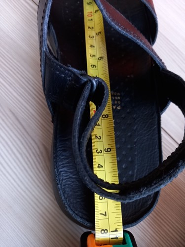 Zapatos para hombre Geox Respira sandalia de cuero negro talla EU-42 - Imagen 13 de 13