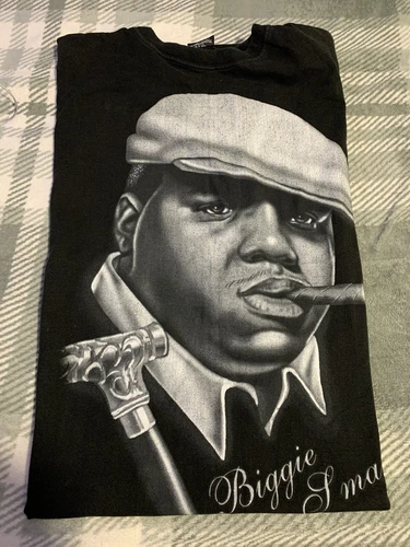 biggie smalls rap tee Shirt 2000s vintage concert t-shirt, vintage, single stitch, B+ condition