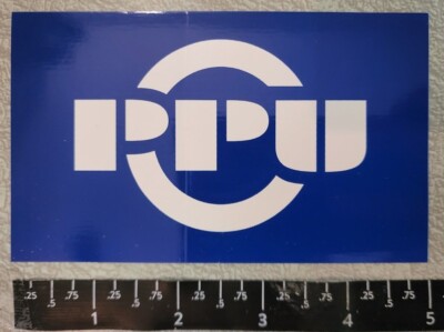 Prvi Partizan PPU Ammunition Ammo Blue Vinyl Decal Sticker Shot Show OEM
