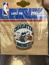 Charlotte Hornets RETRO THROWBACK Team Logo Pin NBA