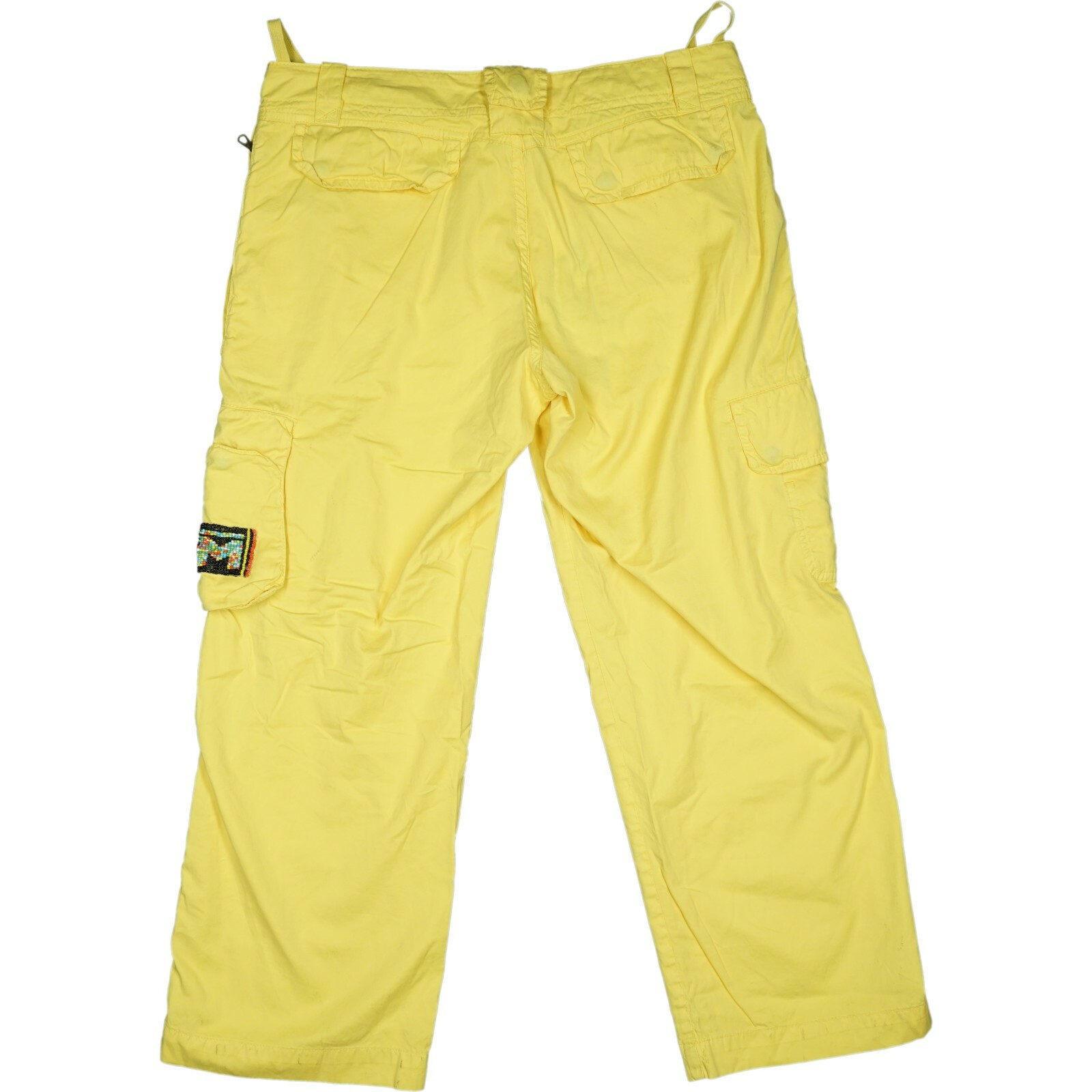 Femme Pantalon Été Coton En Lin Sport Harem Pantalon Léger Taille Haute Capri Pants Tendance Décontractée Pantacourt 3/4 Longueur Pantalons Femmes Chic Et Elegant Respirant Pant Court Cadeau Maman