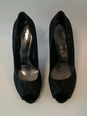 carlos santana black heels