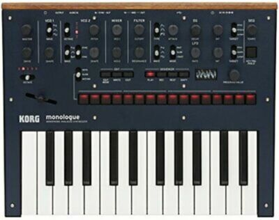 Korg monophonic Analog Synthesizer Monologue-BL Monologue Dark Blue