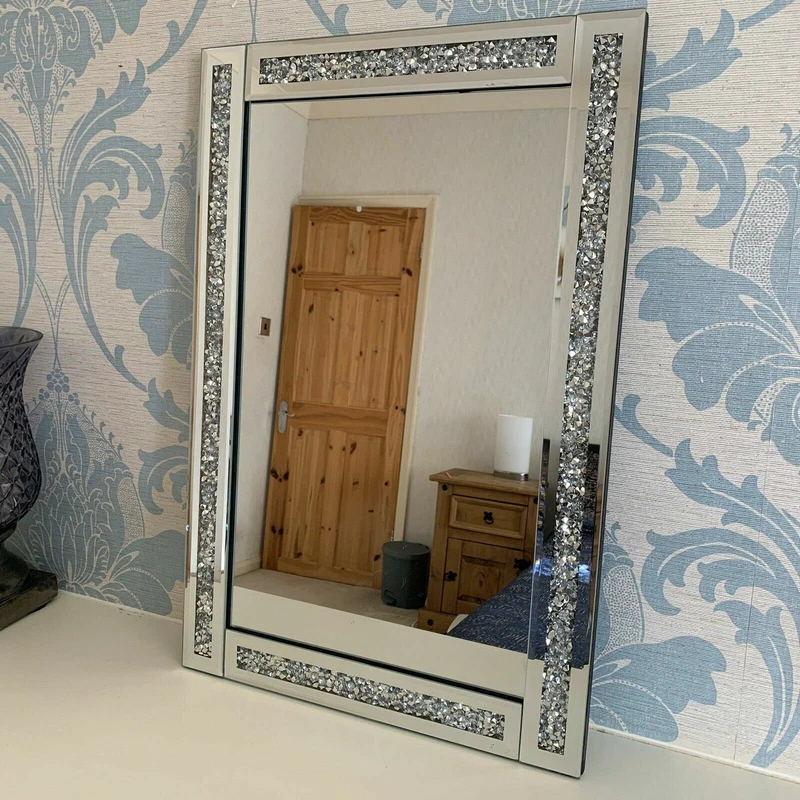 loose diamante dressing mirror