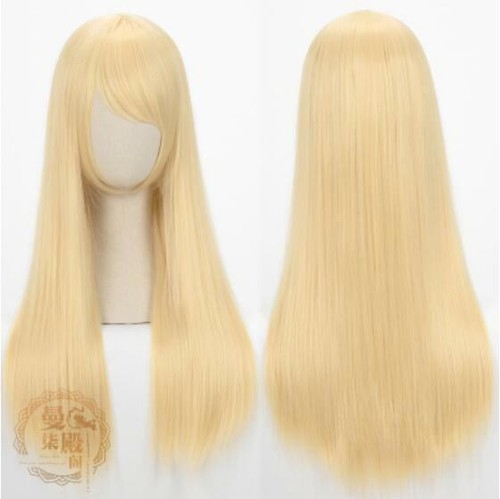Peluca Cosplay Larga Lacta 60cm/24" Nueva Moda Fiesta Cabello 48 Colores - Imagen 19 de 53