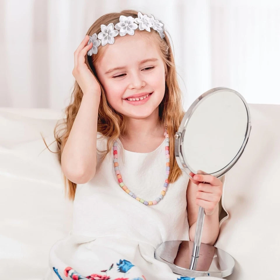 Cinta de recorte de flores de organza de 2 yardas con borde de encaje, cuentas de perlas 3D encaje de flores Tr Foto 4 de 4