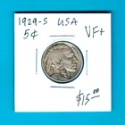 USA - BEAUTIFUL  HISTORICAL BUFFALO NICKEL, 1929-S, KM# 134