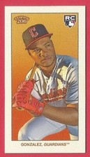 2023 Topps T206 High Series Oscar Gonzalez Rookie Piedmont Back Parallel