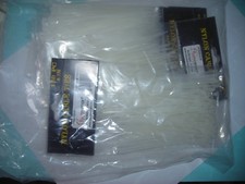 3 Pack - Smart Value Plastic Ties 120 pack x 3 - 4'' inch 360 pcs total WHITE