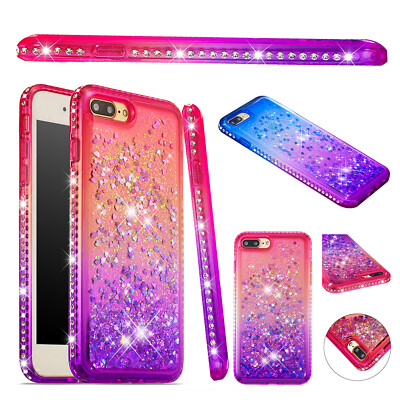 Liquid Dynamic Glitter Quicksand Phone Case For iPhone 8/7/6