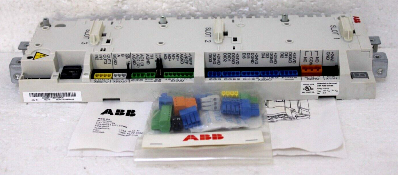 ABB JCU-01 REV: N Drive Control Unit 3AUA0000026955