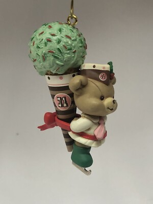 Baskin Robbins Here's the Scoop ENESCO 1991 Christmas Ornament No Box