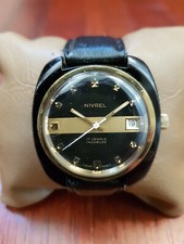 Nivrel Uhr mechanisch Vintage Oversize