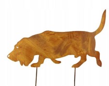 Edelrost Hund Garten Hund Rost Figuren Gartenstecker Beagle