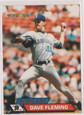 Dave Fleming Mariners Pitcher 1993 Toys R Us 