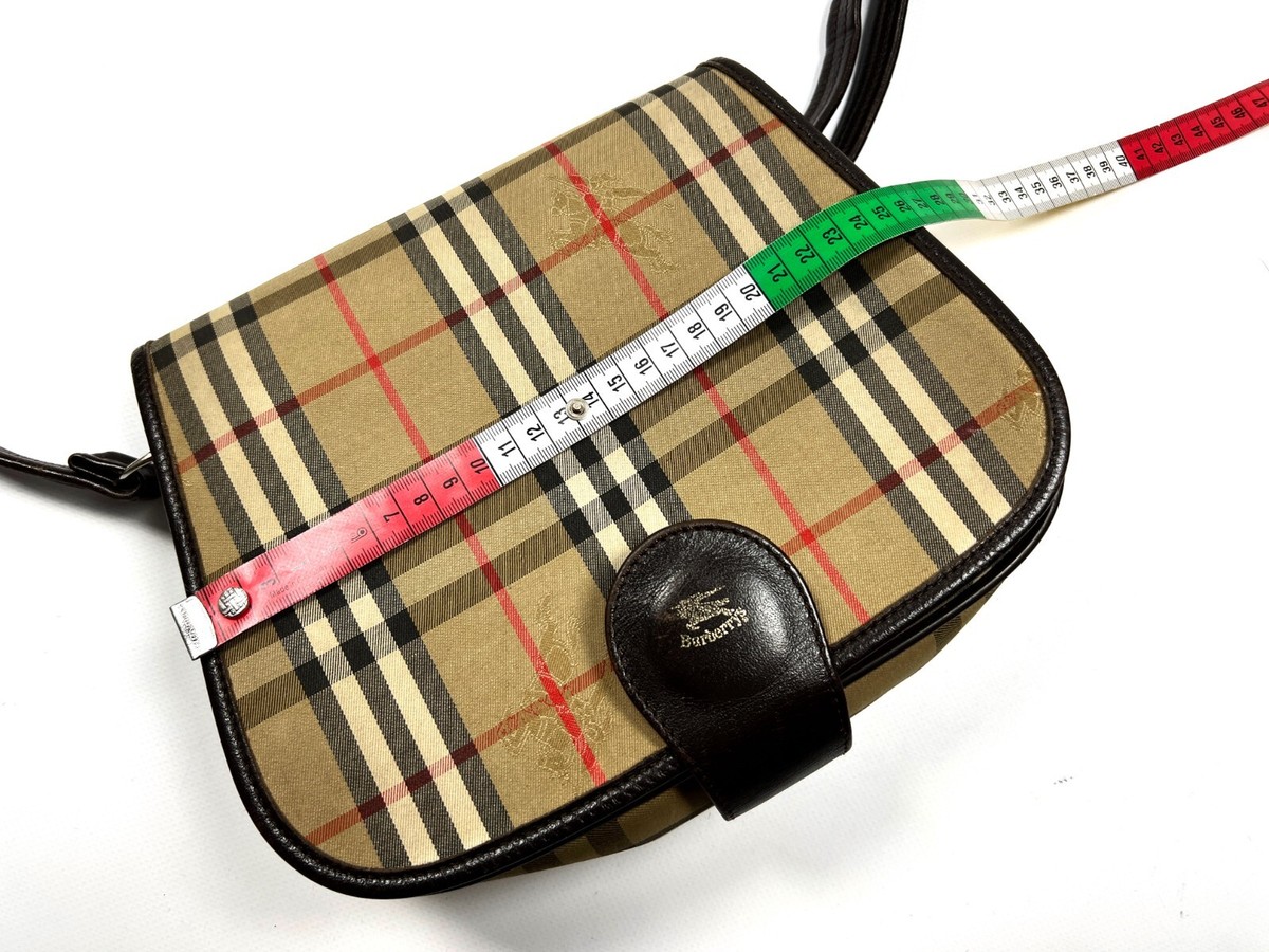 バッグ Vintage Burberry Check Accessory Pouch VINTAGE Burberry Bag Beige Nova Check Handbag Y2k 90s