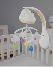 Fisher-Price Motorized Calming Clouds Infant Crib Mobile Soother Open Box