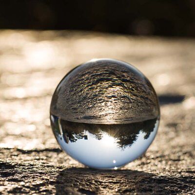60mm Glass Clear Crystal Ball Photography Lens Photo Prop Background Sphere