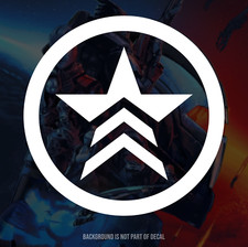 Mass Effect Renegade Vinyl Decal Sticker