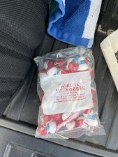 Air Lite Fishing Bobbers  Round Floats Red Wh...
