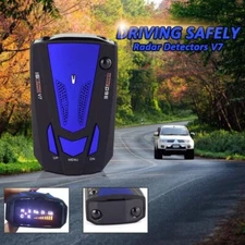 360 Degree Car 16 Band V7 GPS Speed Safety Radar Detector Voice Alert Laser LED