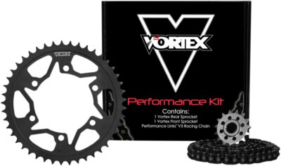 Vortex HFRS Hyper Fast 520 Conversion SX3 Black Chain & Sprocket Kit (CK6445)