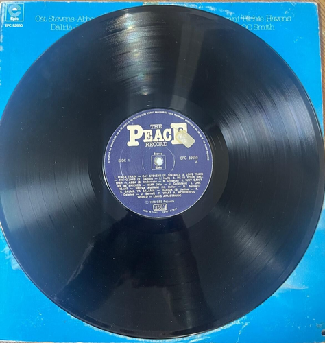 ABBA Cat Stevens The Byrds Dalida - 1978 Peace Record - RARE Israel Only LP EX - Picture 3 of 4