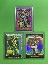 2020-22 Panini Mixed Sets NBA David Robinson Prizm Lot(3) Insert/Base SPs Spurs