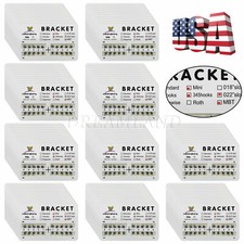 100 packs Dental Orthodontic Brackets Braces Mini Roth MBT Slot.022 Slot