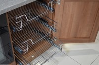 Pull Out Wire Basket Kitchen Larder Base Unit Cupboard 900mm X 6 Soft Close Pull Out Wire Basket Kitchen Larder Base Unit Cupboard 900mm X 6 Soft Close
